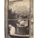 BRASSAI [gyula halasz] - Chat blanc de l'epicerie - Original vintage photogravure