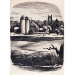 BENTON MURDOCH SPRUANCE - Newtown Towers - Lithograph