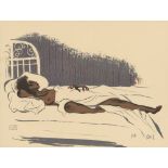 AL HIRSCHFIELD - Cocoa Venus - Original color lithograph