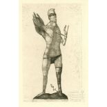 PAUL KLEE - Der Held mit dem Fluegel - Lithograph after the original etching