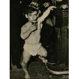 WEEGEE [arthur h. fellig] - Shorty, the Bowery Cherub - Original vintage photogravure