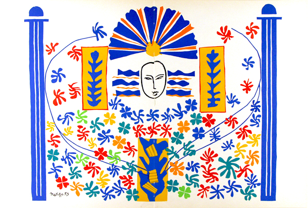 HENRI MATISSE - Apollon - Original color lithograph