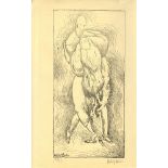 RUDOLF BAUER - Couple Dancing, Woman with Flowing Hair - Lithograph