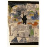 PAUL KLEE - Under the Black Star ["Sous une etoile noire"] - Original color collotype