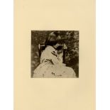 LEWIS CARROLL - Alice Liddell in Profile, Seated - Original photogravure