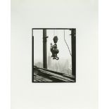 LEWIS HINE - Riding the "Ball," High Up on the Empire State Building - Silver gelatin print