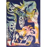 KARIMA MUYAES - Cenote - Color monoprint