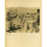 EDGAR DEGAS - Au repos, au salon - Original duogravure, after the monotype