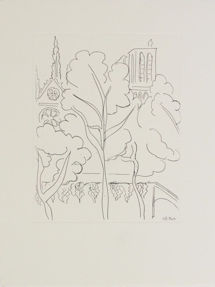 HENRI MATISSE - Cite - Notre Dame - Original etching