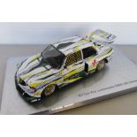 ROY LICHTENSTEIN - BMW Le Mans Art Car - Hand painted metal diecast sculpture