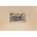 JAMES A. M. WHISTLER - Vauxhall Bridge - Original etching