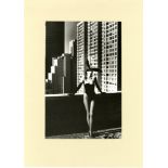 HELMUT NEWTON - Elsa Peretti As a Bunny, New York - Original photolithograph