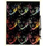 ANDY WARHOL - Nine Multicolored Marilyns #2 - Color offset lithograph