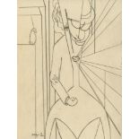 ALBERTO MAGNELLI - Composizione I - Original pencil drawing