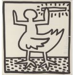 KEITH HARING - Bird Man - Lithograph