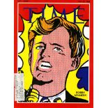 ROY LICHTENSTEIN - Bobby Kennedy - Color offset lithograph