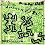 KEITH HARING - Malcolm McLaren: Would Ya Like More Scratchin' - Original color offset lithograph