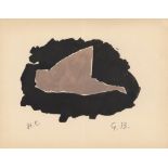 GEORGES BRAQUE - Le canard - Original hand-colored gouache pochoir on collotype