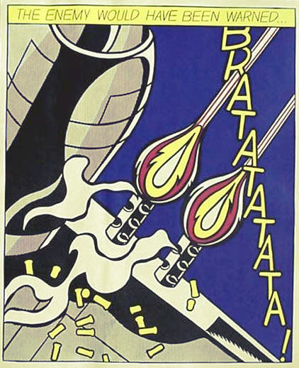 ROY LICHTENSTEIN - As I Opened Fire [later edition] - Offset lithographs - Image 2 of 3
