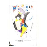 RICHARD LINDNER - Heart - Original color photolithograph poster