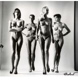 HELMUT NEWTON - Sie Kommen - Naked - Original vintage photolithograph