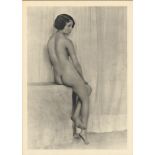 A. KEITH DANNATT - L'adolescente nue - Original vintage photogravure