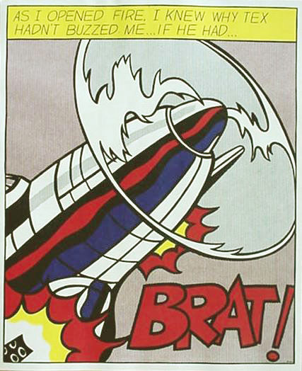 ROY LICHTENSTEIN - As I Opened Fire [later edition] - Offset lithographs