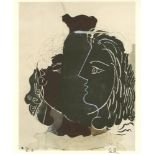 GEORGES BRAQUE - Tete Grecque - Original color collotype