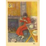 PIERRE BONNARD - Interieur - Original color lithograph, after the painting