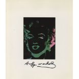 ANDY WARHOL - One Multicolored Marilyn #3 - Color offset lithograph