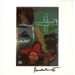 JEAN-MICHEL BASQUIAT - Airplane - Color offset lithograph