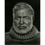 YOUSUF KARSH - Ernest Hemingway - Original vintage photogravure