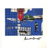 JEAN-MICHEL BASQUIAT & ANDY WARHOL & FRANCESCO CLEMENTE - In Bianco - Color offset lithograph