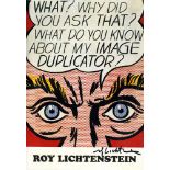 ROY LICHTENSTEIN - Image Duplicator - Color offset lithograph