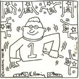 KEITH HARING - One Artist - Lithograph