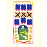 HENRI MATISSE - Poissons chinois - Original color lithograph