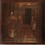 PAUL KLEE - Perspective with Open Door ["Perspektive mit offener Ture"] - Original color lithograph