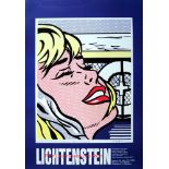 ROY LICHTENSTEIN - Shipboard Girl - Original color offset lithograph