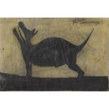 RUFINO TAMAYO - Perro - Watercolor and gouache on paper