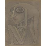 VICTOR BRAUNER [d'apres] - La paire - Pastel and pencil on paper