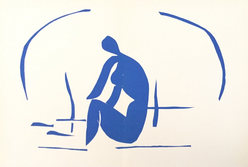 HENRI MATISSE - Baigneuse dans les roseaux - Original color lithograph