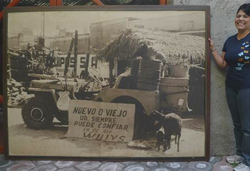 HUGO BREHME - Willys Jeep - Super grand mammoth vintage silver gelatin print