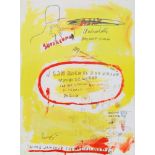 JEAN-MICHEL BASQUIAT - Supercomb - Color offset lithograph