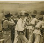 C. B. WAITE - Mexican Revolution Battle Scene - Vintage gelatin silver print