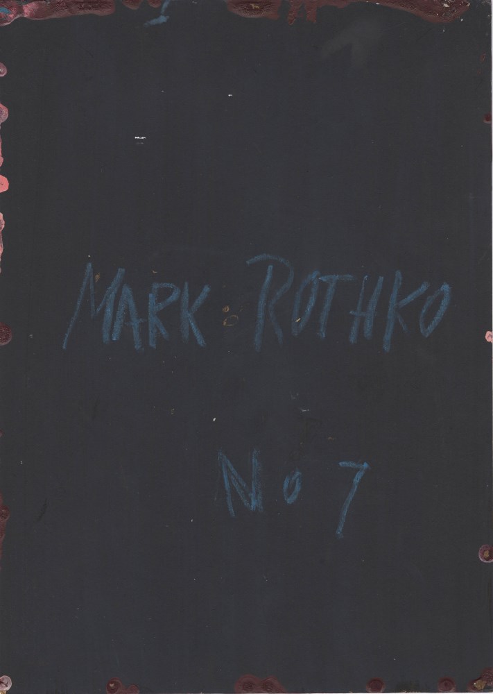 MARK ROTHKO - Untitled No.7 - Oil on wood panel - Bild 2 aus 2