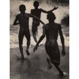 MARTIN MUNKACSI - Three Naked Boys at Lake Tanganyika - Original vintage photogravure