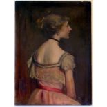 EVERETT SHINN - The Ballerina Ingovar - Oil on canvas
