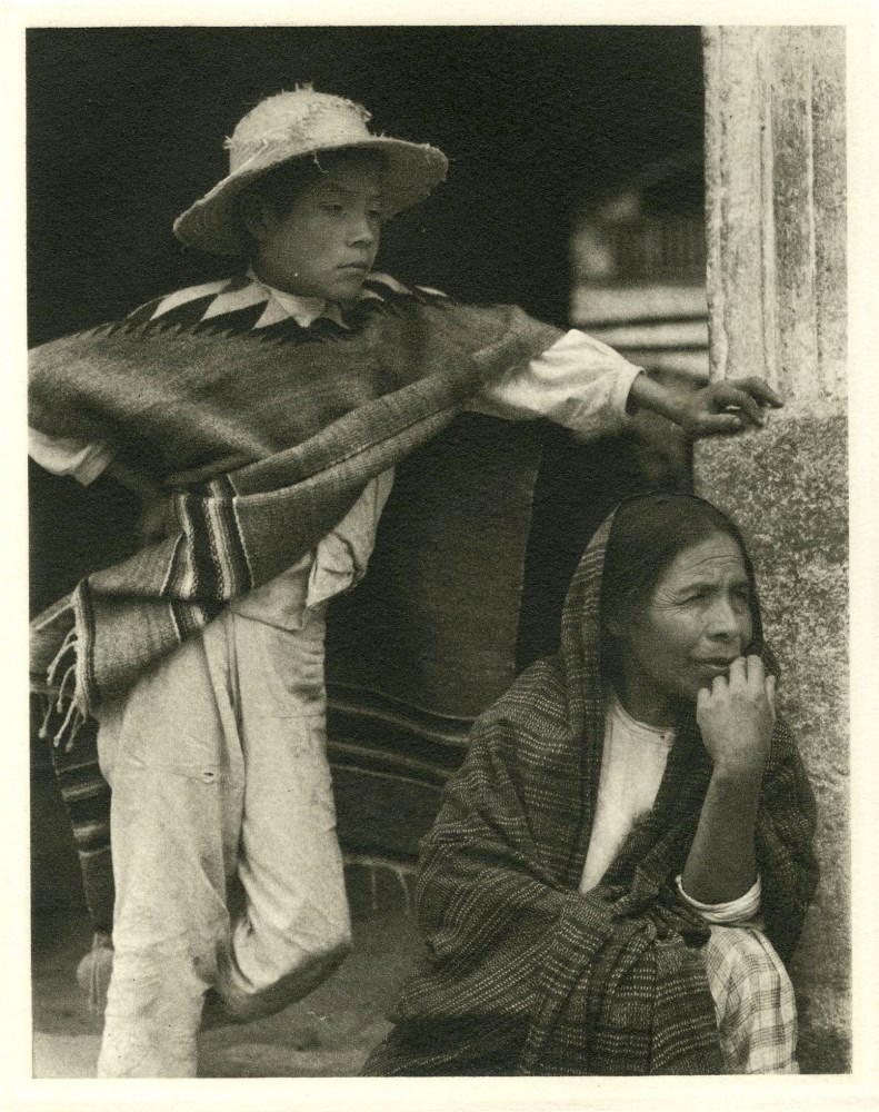 PAUL STRAND - Woman and Boy, Tenancingo - Original photogravure