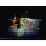 PAUL KLEE - Scene from the Tragi-comic Opera 'Sindbad the Sailor' ["Kampfszene aus der komisch-fa...