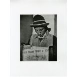 TINA MODOTTI - Worker Reading "El Machete" Newspaper - Original photogravure